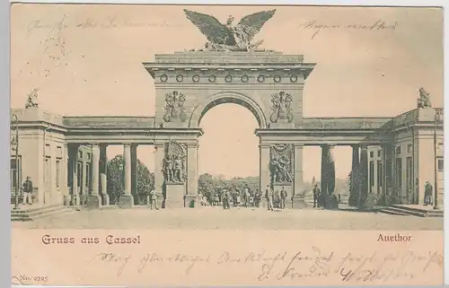 (101434) AK Gruß aus Kassel, Auetor 1900