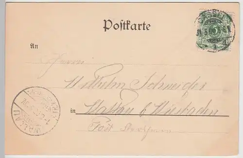 (101434) AK Gruß aus Kassel, Auetor 1900