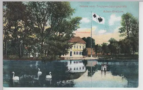 (97807) AK Truppenübungsplatz Altengrabow, Kommandantur, 1914