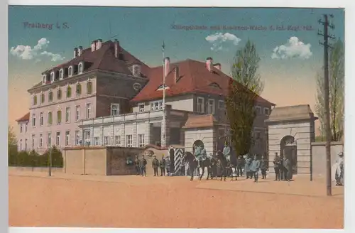 (97802) AK Freiberg, Sachsen, Kasernen Wache Inf. Reg. 182, bis 1918