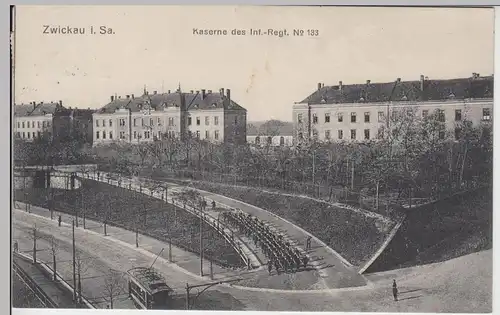(97057) AK Zwickau, Kaserne des Inf.-Regt. No. 133, 1915