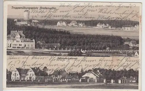 (97053) AK Truppenübungsplatz Grafenwöhr, Panorama m. Lazarett 1913