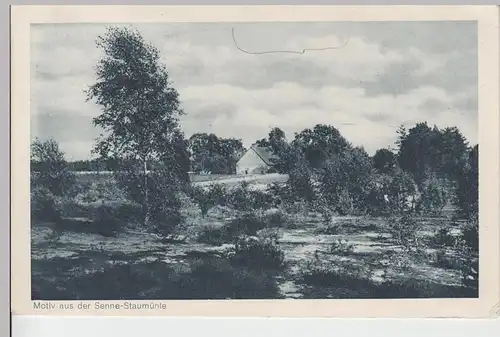 (97048) AK Paderborn-Sennelager, Staumühle 1916