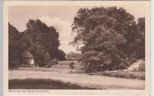 (97041) AK Paderborn-Sennelager, Staumühle 1916