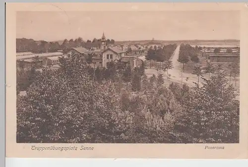 (97030) AK Sennelager, Truppenübungsplatz Senne, Panorama 1915