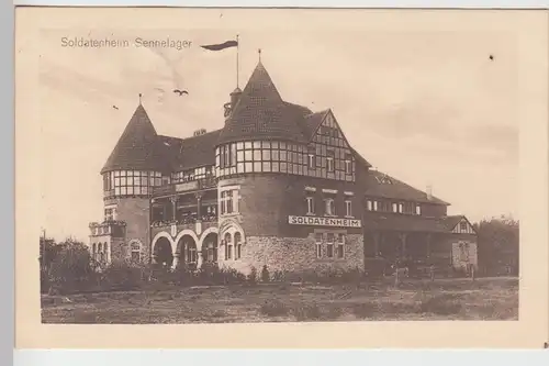 (97025) AK Sennelager, Truppenübungsplatz Senne, Soldatenheim 1915