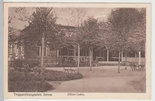 (97010) AK Sennelager, Truppenübungsplatz Senne, Offizier-Kasino 1915
