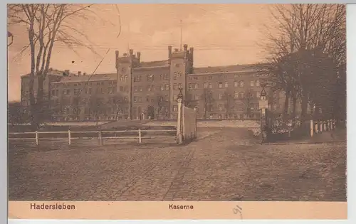 (88417) AK Hadersleben, Kaserne, Feldpost 1914