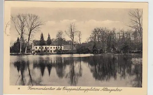 (87725) AK Kommandantur Truppenübungsplatz Altengrabow 1935