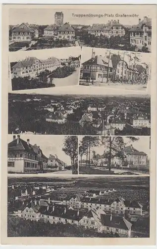 (8745) AK Grafenwöhr, Truppenübungsplatz, Mehrbildkarte 1925