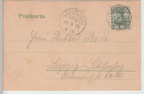 (85713) AK Kaserne Bautzen, 4. K.S. Infant. Reg. 103, 1905