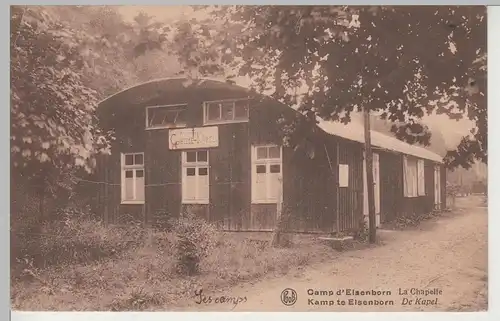 (81577) AK Camp d' Elsenborn, Truppenübungsplatz, La Chapelle, 1921