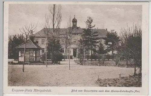 (80572) AK Königsbrück, Truppenübungsplatz, Heeres-Unterkunfts-Amt 1928