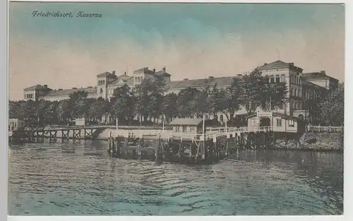 (79698) AK Friedrichsort, Kaserne, 1920