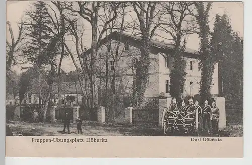 (77804) AK Truppenübungsplatz Döberitz, Dorf Döberitz, Feldpost 1918