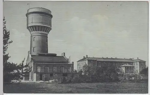 (53136) AK Truppenübungsplatz Lager Lechfeld, Wasserturm, vor 1945