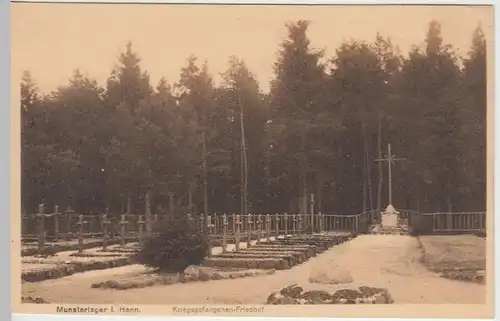 (40303) AK Truppenübungslager Munsterlager, Kriegsgefangenen-Friedhof 1916