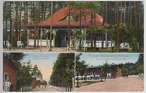 (23630) AK Truppenübungsplatz Zeithain, Soldatenpost 1915