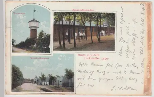 (115274) AK Gruss aus dem Lockstedter Lager, Mehrbild 1909
