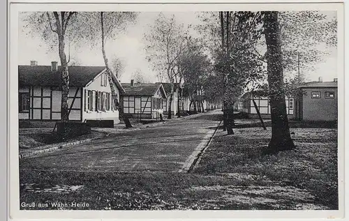 (113741) AK Truppenübungsplatz Wahn Heide, Baracken 1940