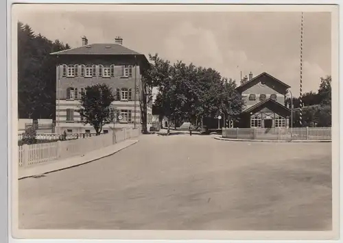 (113700) Foto AK Truppenübungsplatz Münsingen, Eingang altes Lager, vor 1945