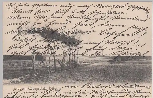 (112836) AK Truppenübungsplatz Döberitz, Wolfsberg 1908