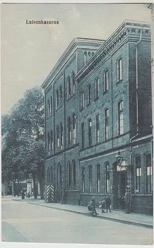 (112048) AK Militaria, Luisenkaserne, Stempel Hamburg, Feldpost 1918