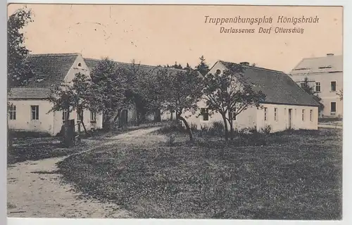(112013) AK Truppenübungsplatz Königsbrück, verlassenes Dorf Otterschütz 1916