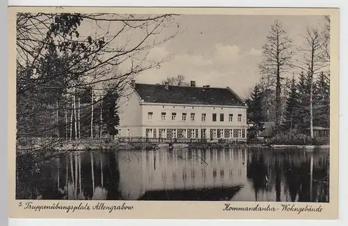 (110857) AK Truppenübungsplatz Altengrabow, Kommandantur-Wohngebäude 1939