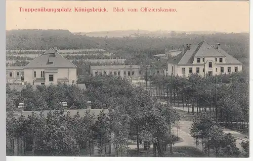 (110559) AK Truppenübungsplatz Königsbrück, Blick vom Offizierskasino, 1910er