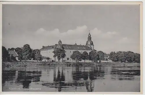 (109894) AK Küstrin, Altstadt, Kostrzyn nad Odr?, Schlosskaserne, Feldpost 1942
