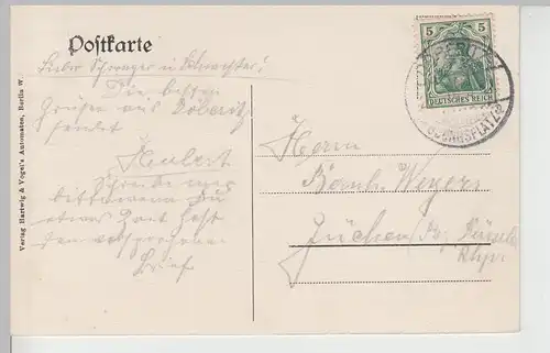 (108874) AK Truppenübungsplatz Döberitz, Barackenlager, um 1907