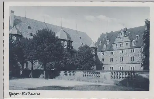 (107639) AK Gießen, Alte Kaserne, 1943