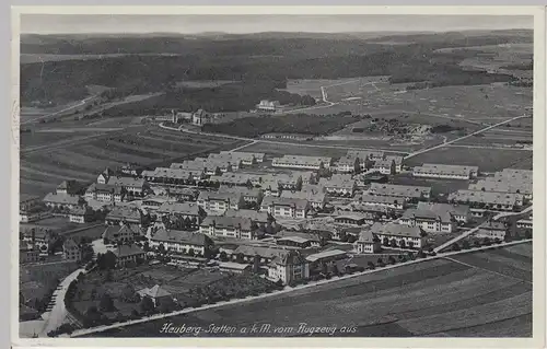(105792) AK Stetten a.k.M., Kaserne Heuberg, Flugzeugaufnahme, 1938