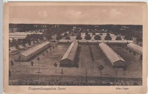 (105572) AK Truppenübungsplatz Senne, Altes Lager, 1914-18