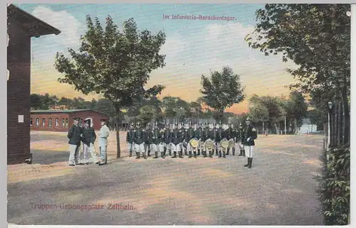 (104935) AK Truppenübungsplatz Zeithain, Infanterie-Barackenlager, 1911