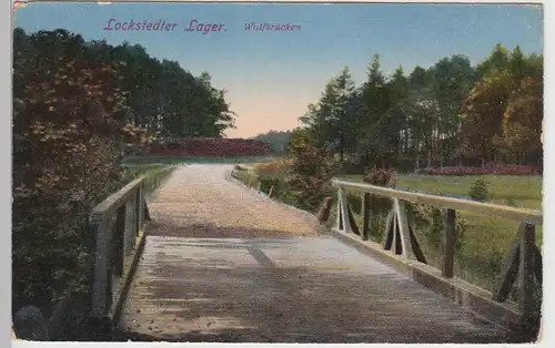 (100275) AK Truppenübungsplatz Lockstedt, Wolfbrücken 1914-18