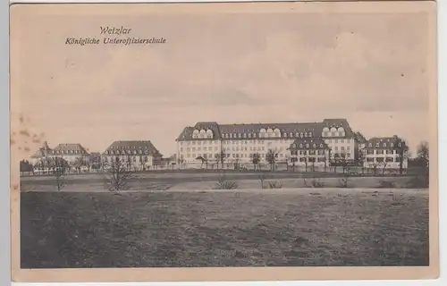 (100268) AK Wetzlar, Königl. Unteroffiziersschule, Feldpost 1914