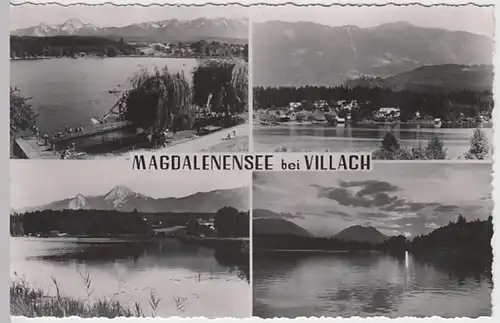 (29611) Foto AK Magdalenensee bei Villach, nach 1945