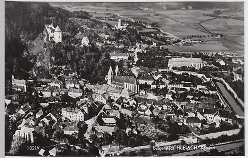 (23241) Foto AK Friesach, Kärnten, Panorama 1958