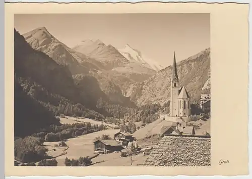 (23092) Foto AK Heiligenblut am Großglockner, Kirche, vor 1945