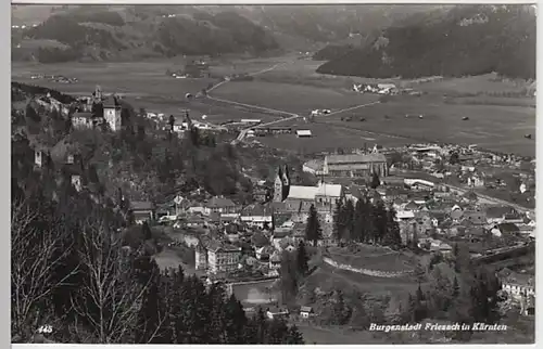 (23059) Foto AK Friesach, Kärnten, Panorama 1958