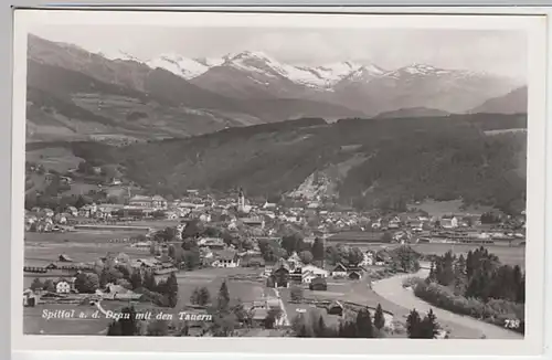 (22180) Foto AK Spittal an der Drau, Panorama, Tauern