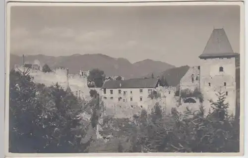 (15493) Foto AK Friesach, Kärnten, Burg Petersberg, vor 1945