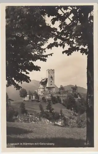 (13853) Foto AK Friesach, Kärnten, Gelersberg 1947