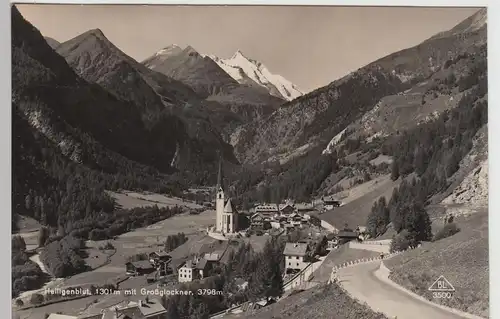 (107557) Foto AK Heiligenblut, Ansicht mit Großglockner, 1939