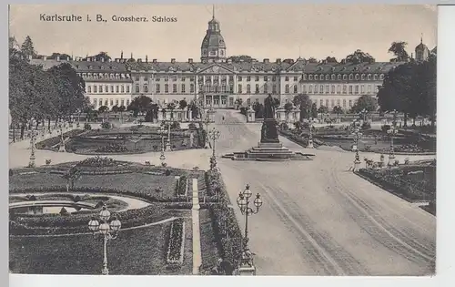(92897) AK Karlsruhe, Großherzogliches Schloss, vor 1945