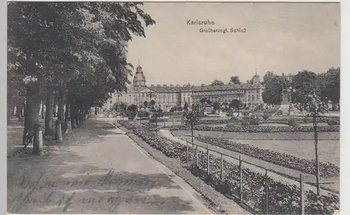 (85867) AK Karlsruhe, Schloss, Feldpost 1914