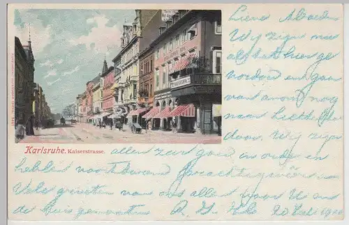 (115500) AK Karlsruhe, Kaiserstraße 1900