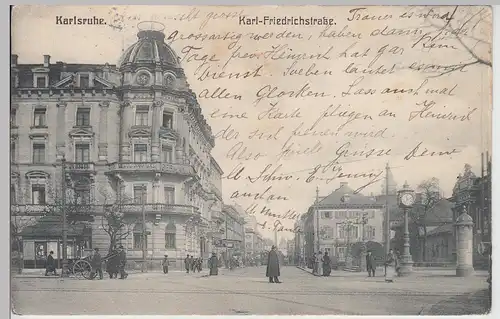 (114869) AK Karlsruhe, Karl-Friedrich-Straße 1907